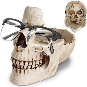 Skull Glasses Stand Holder, Creative Eyeglasses Holder, Sunglasses Spectacle🫵